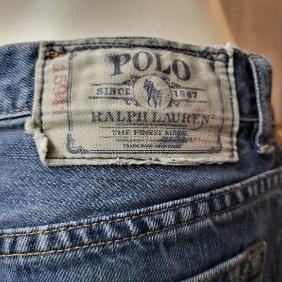 POLO RALPH LAUREN - Vintage 90s Women Straight cut Jeans 1967 - Picture 9 of 17